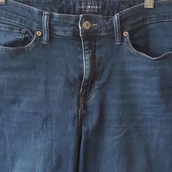 LUCKY AVA SKINNY SIZE 10 DARK WASH STRETCH HIGH RISE - Picture 4 of 11